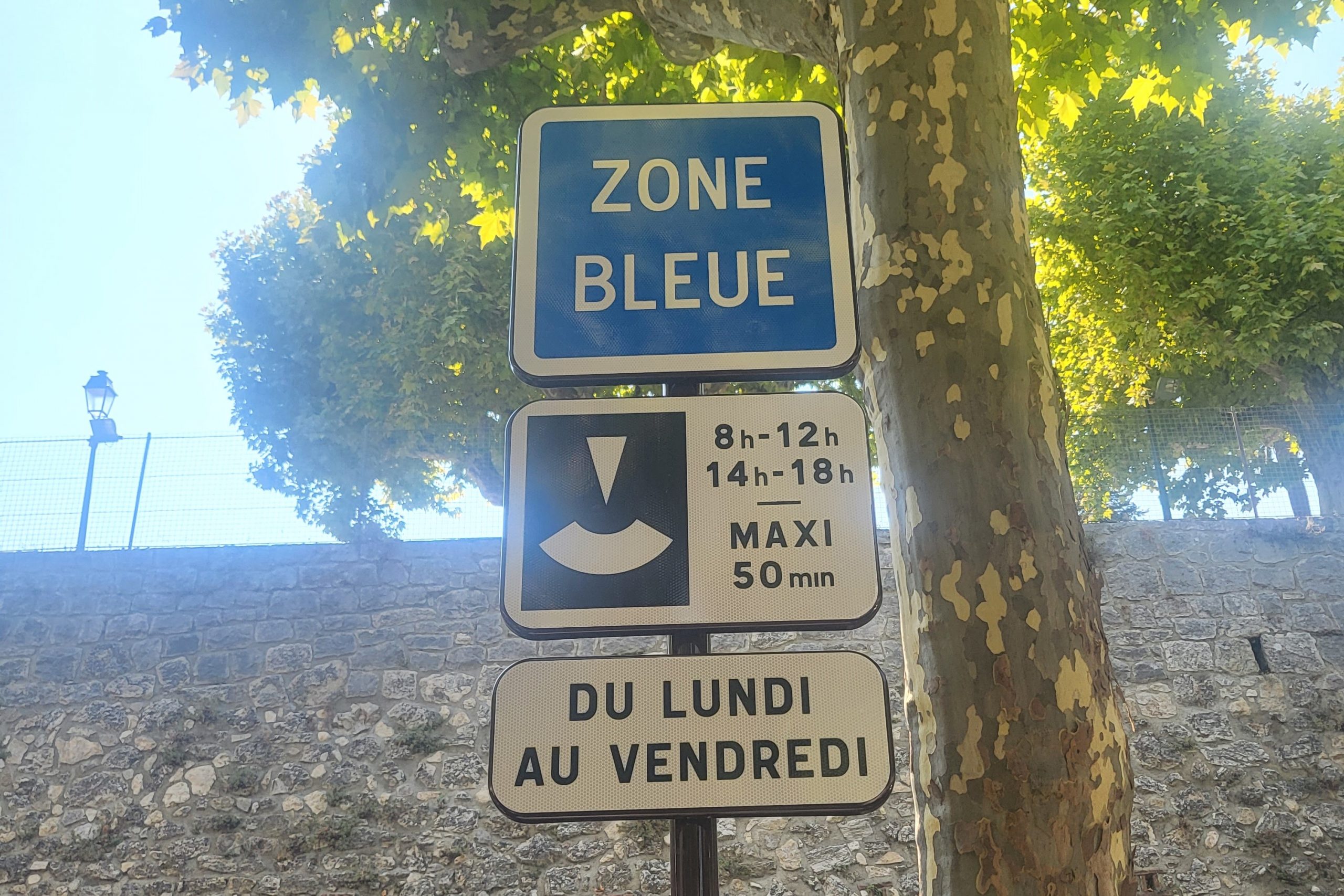 Stationnement Zone Bleue