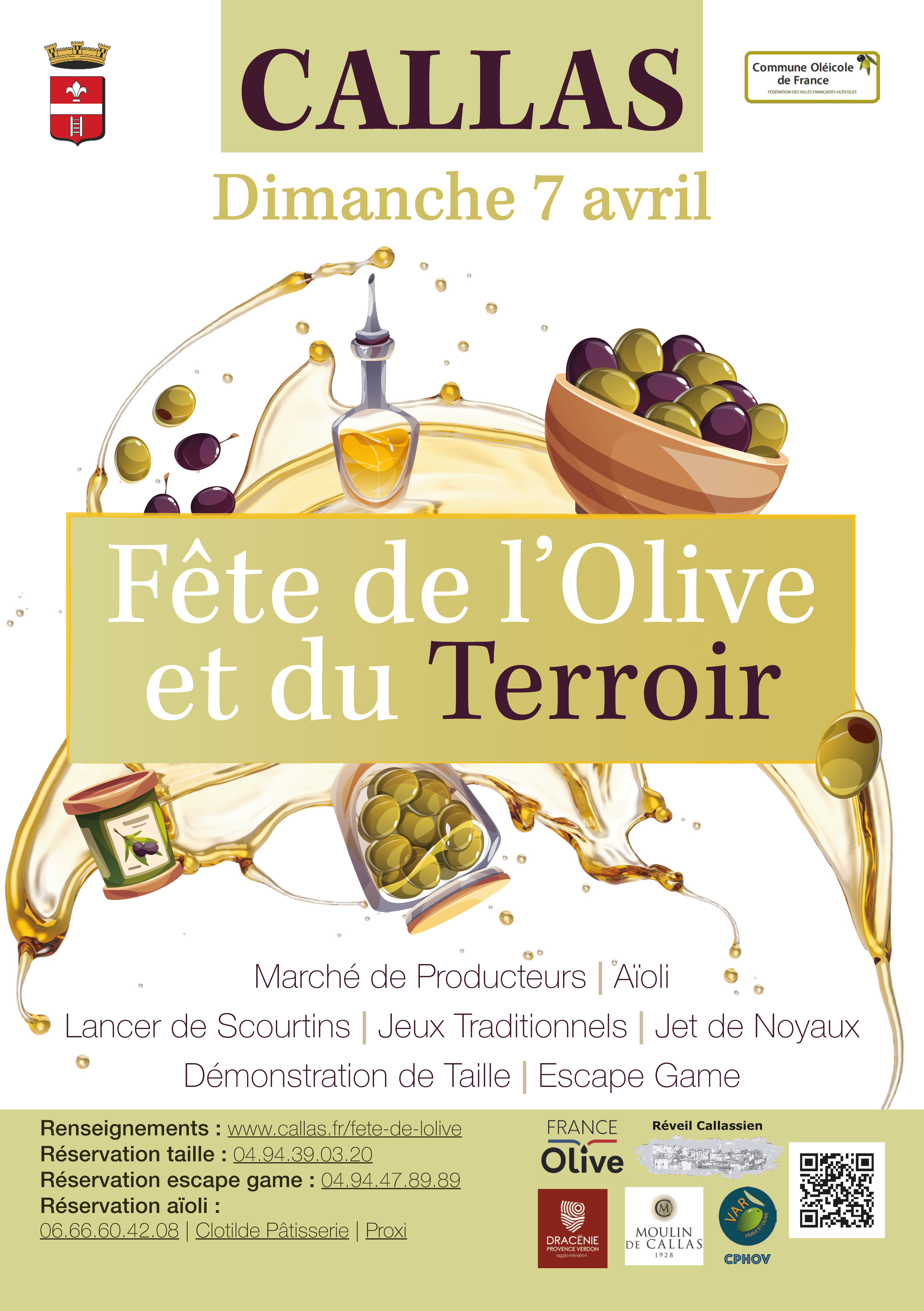 Fête de l’Olive et du Terroir 7 avril 2024