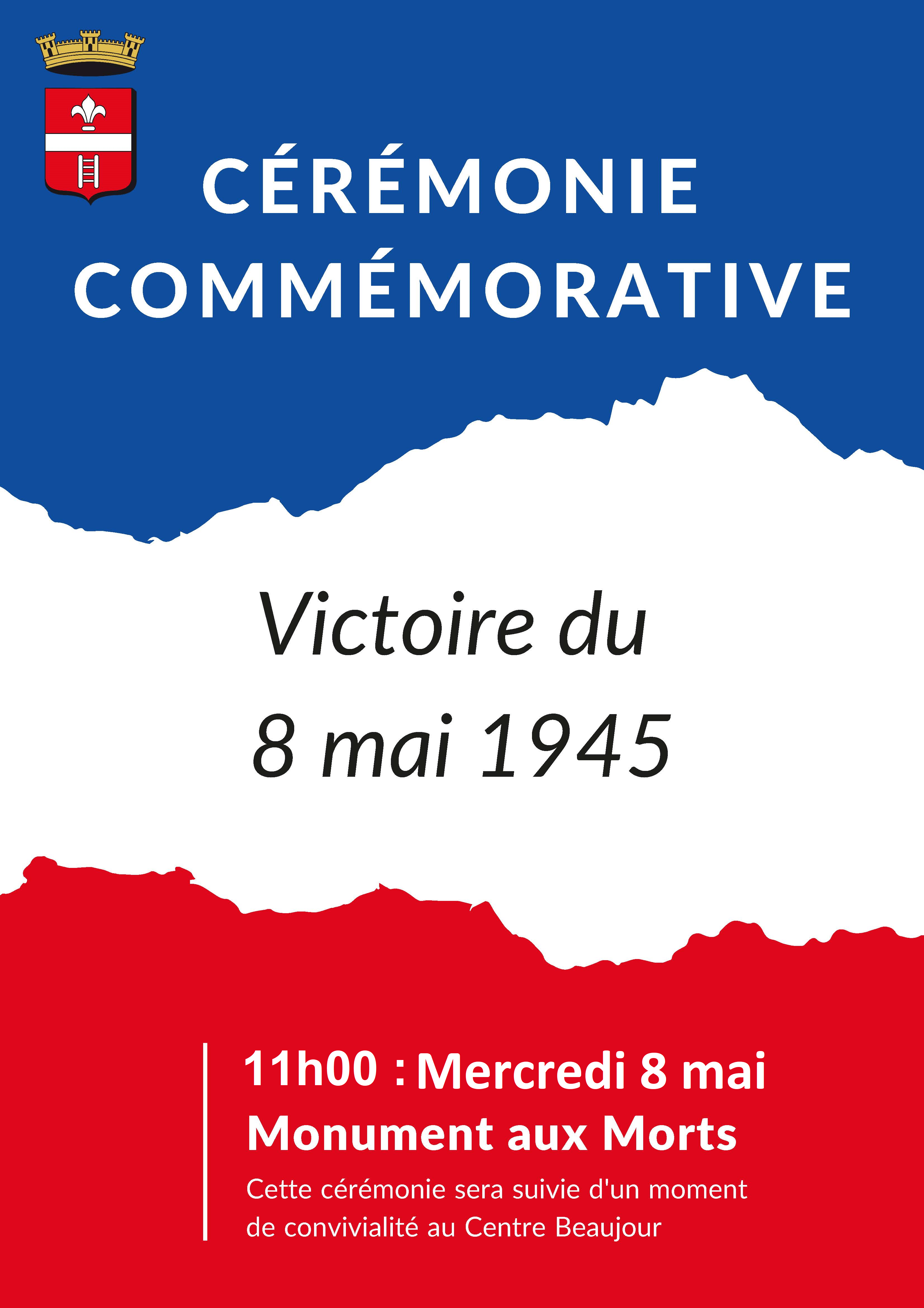 Cérémonie Commémorative du 8 mai 1945