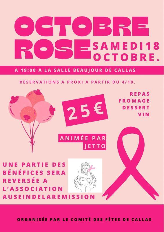 Soirée Octobre Rose
