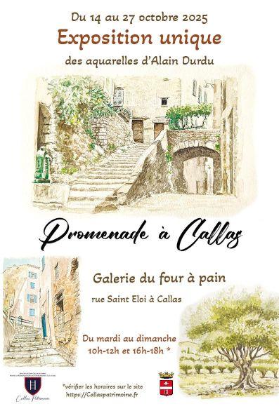 Exposition aquarelles Alain Durdu