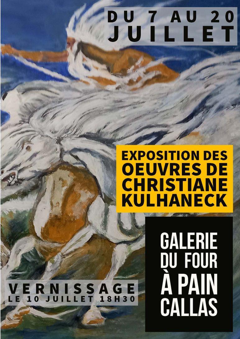 Exposition Christiane Kulhaneck