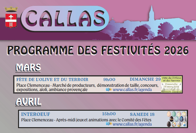 Programme des festivités 2026