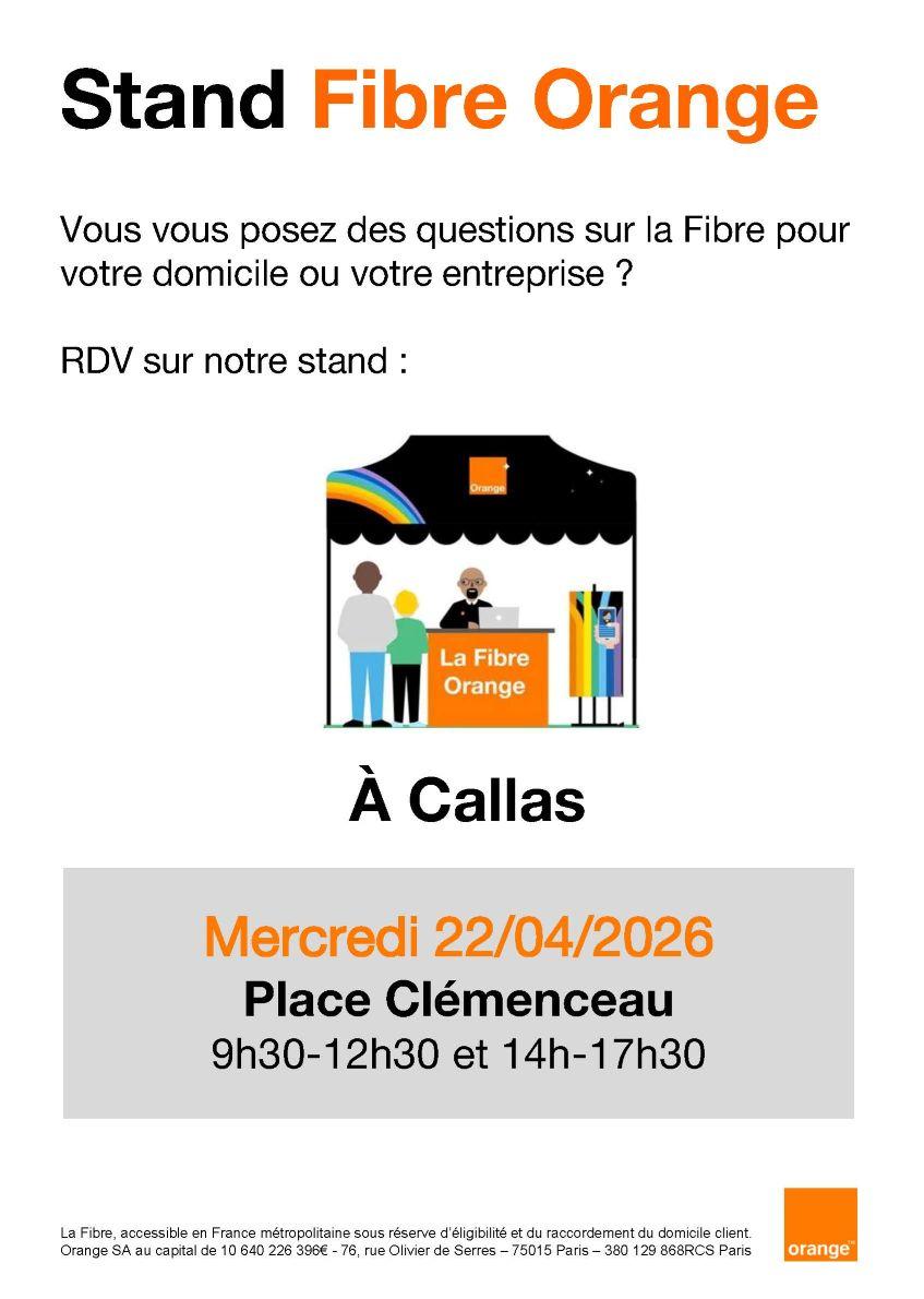 Stand Fibre Callas 22 avril