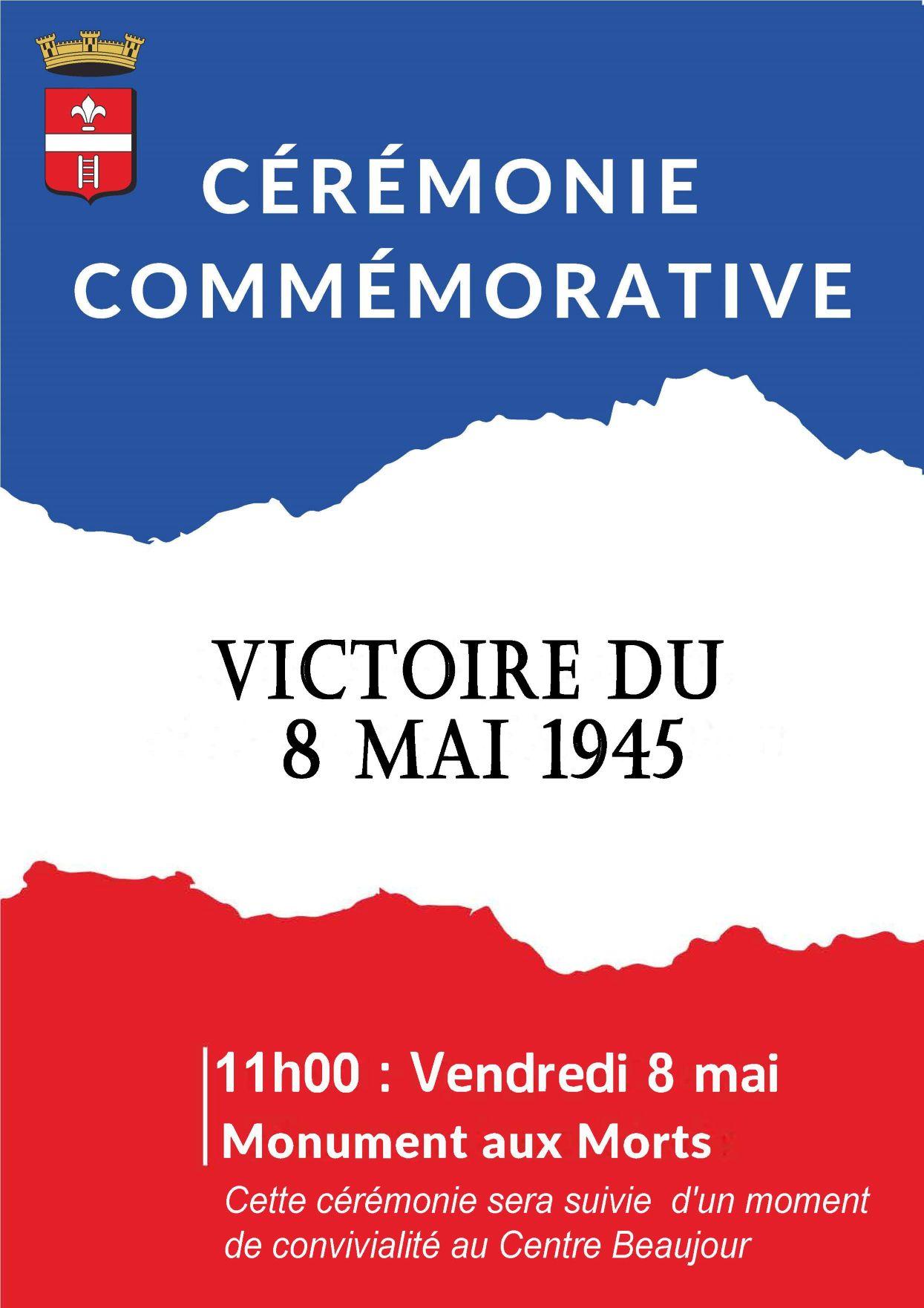 Cérémonie Commémorative du 8 mai 1945