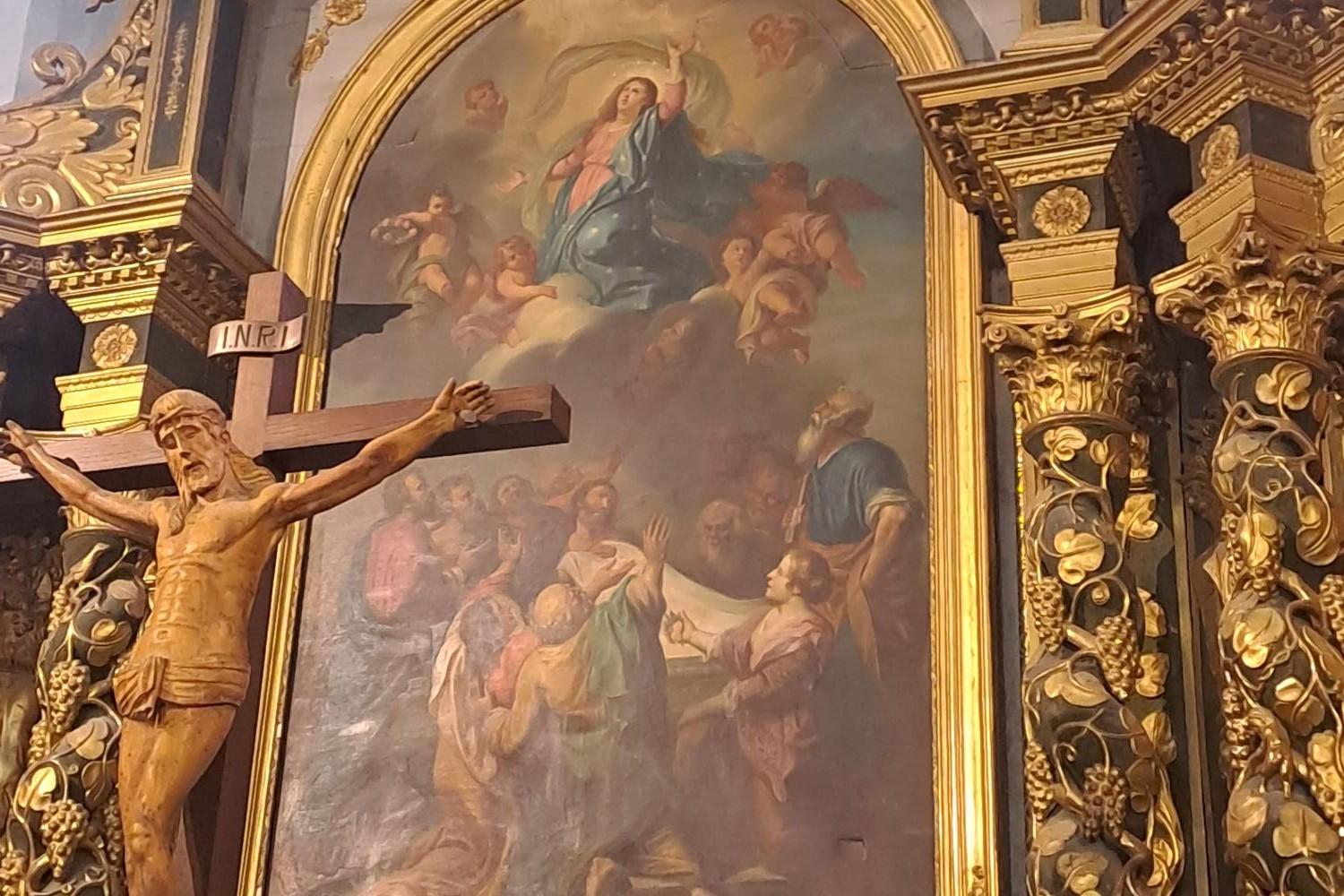 Restauration tableau chœur de l&rsquo;église