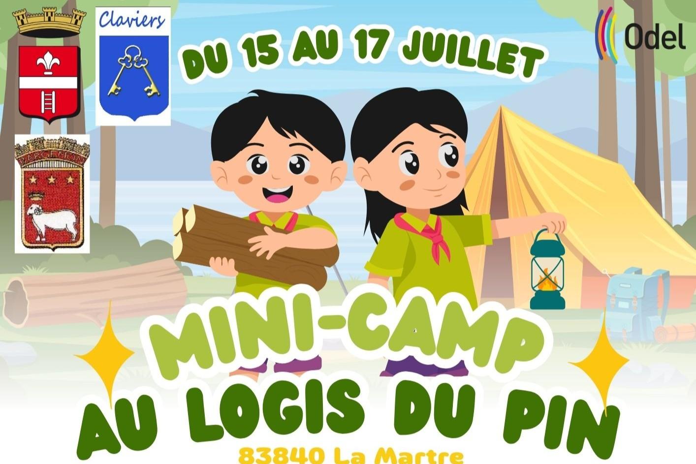 Accueil de loisirs : mini-camps été 2026