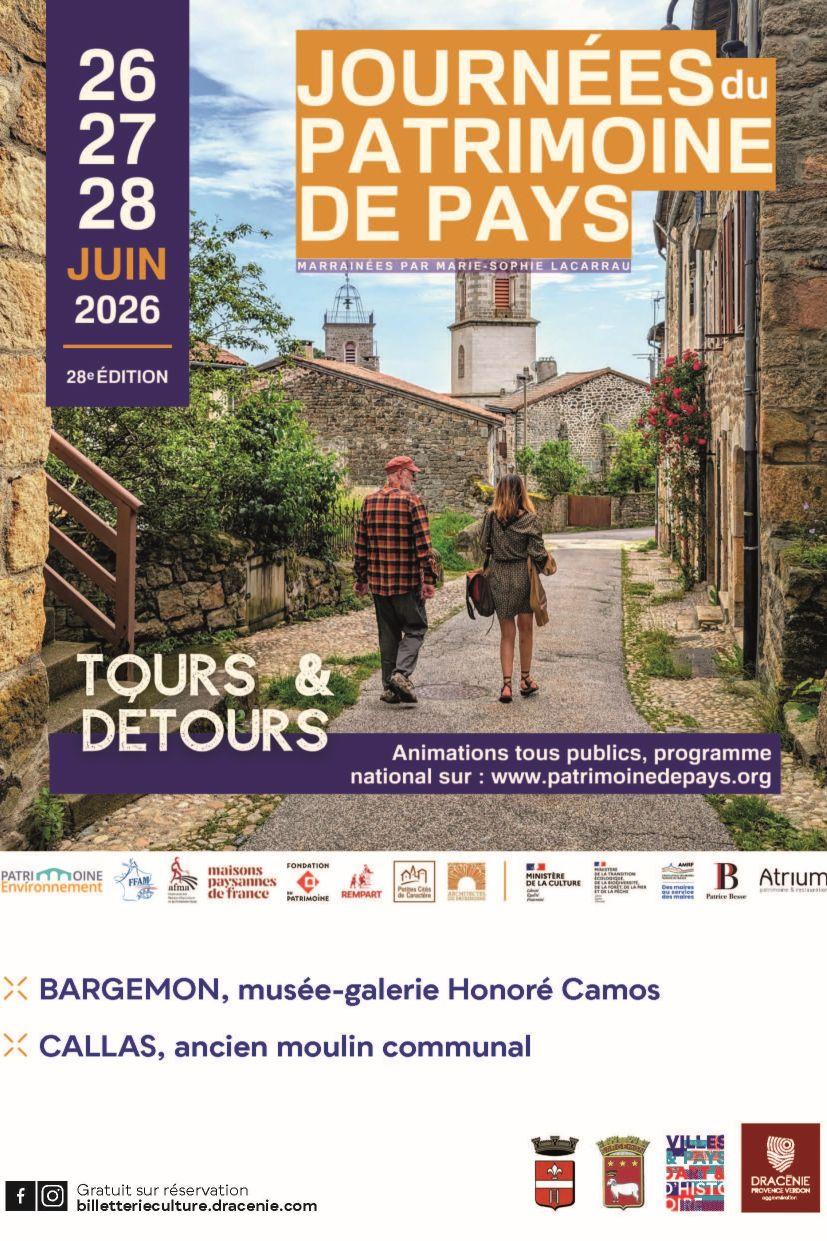 Journées du Patrimoine de Pays juin 2026