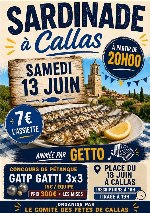 Sardinade le 13 juin