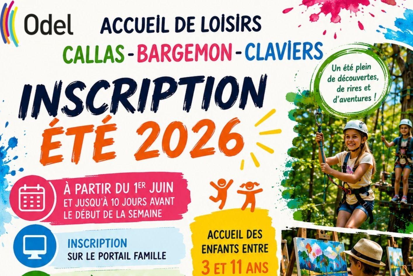 Accueil de Loisirs | inscription été 2026