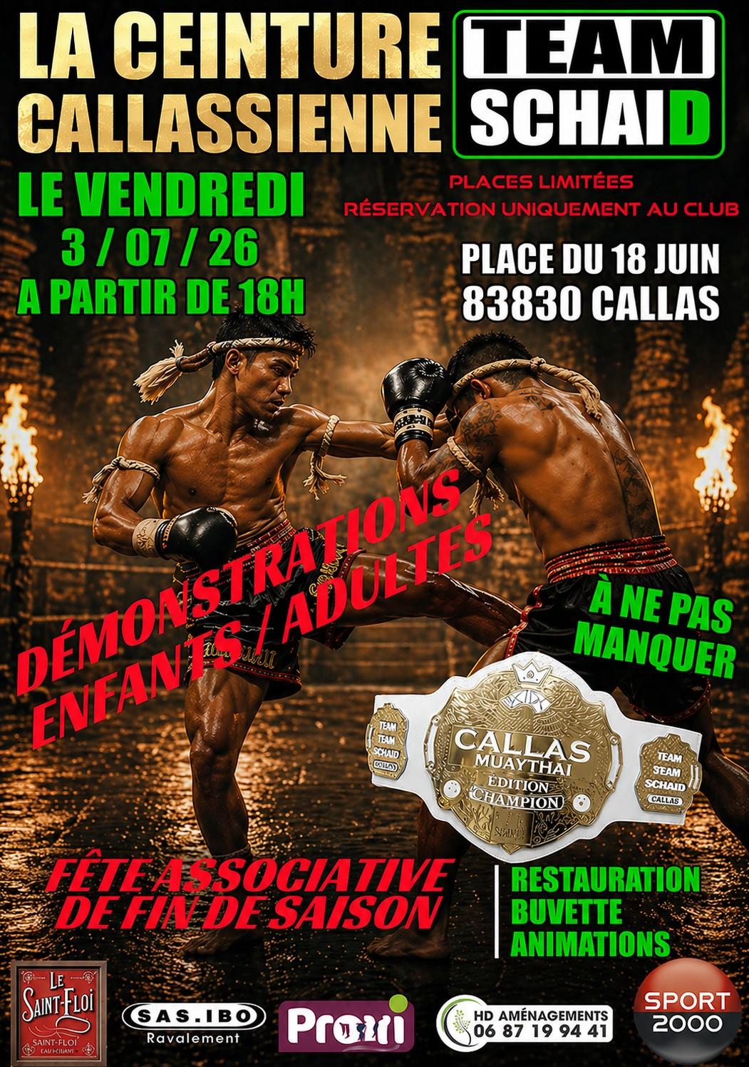 Représentation de fin de saison « La Ceinture Callassienne »