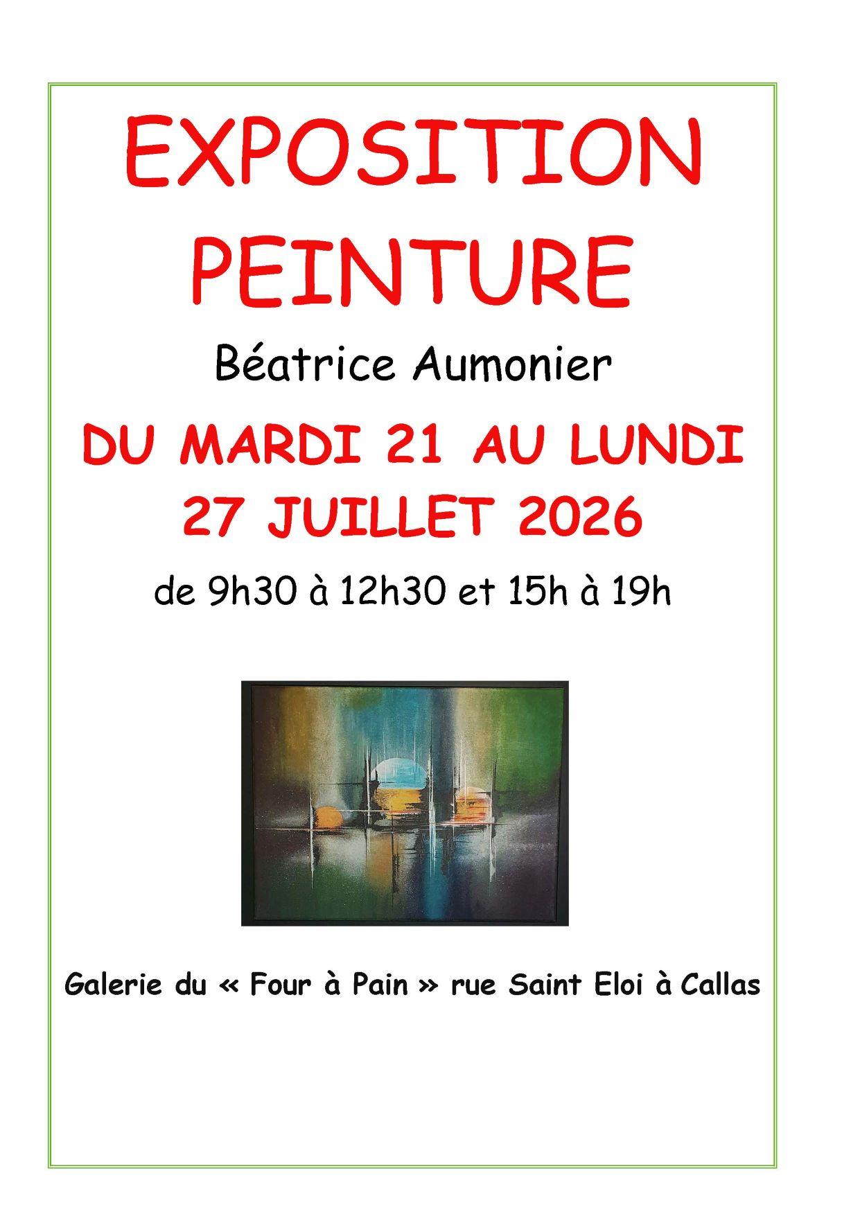 Exposition Peinture