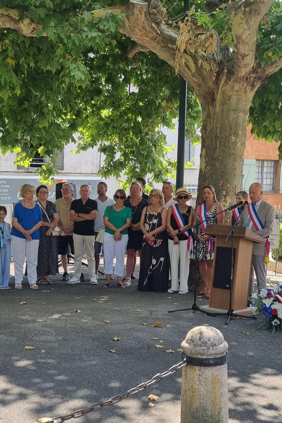 Cérémonie de commémoration de la Fête Nationale