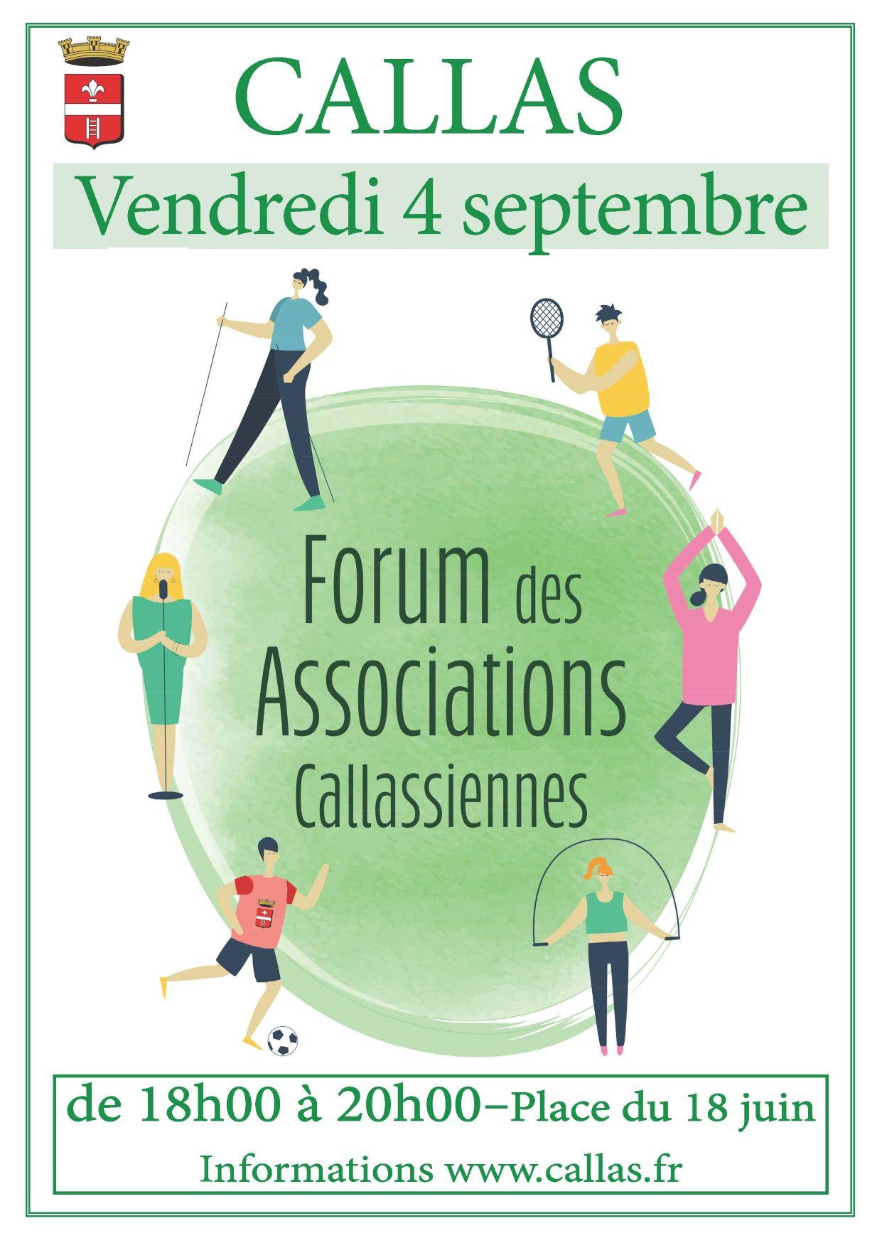 Forum des Associations le 4 septembre