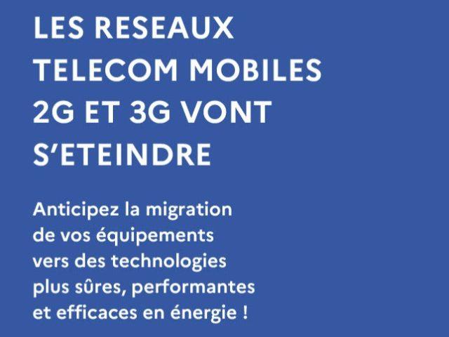 Extinction des réseaux 2G et 3G
