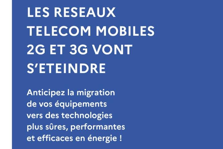 Extinction des réseaux 2G et 3G