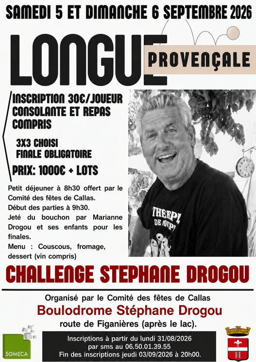 Concours de longue provençale 5 & 6 sept